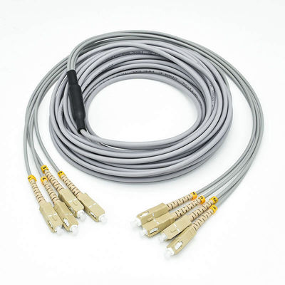 SX 4C Outdoor Patch Cord 0.3dB Armored Fiber Patch Cord Apc 60db